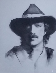 Jeff by Jane Y. Chang charcoal