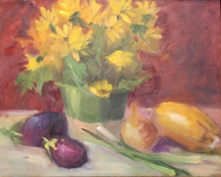 "Eggplants" by Lenora Herndon