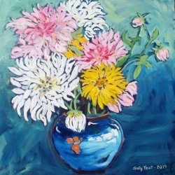 "Dahlias from My Garden" by Sally Yost