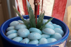 "Blooming Aloe" by Chris J Patyk, blown glass