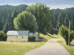 "Spanish Ranch Road" by Deanna Osborne, oil