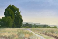 "By Olsen Barn" by Deanna Osborne, oil