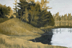 "Evening at the Pond" by Deanna Osborne, oil
