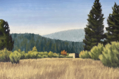"Icehouse" by Deanna Osborne, oil
