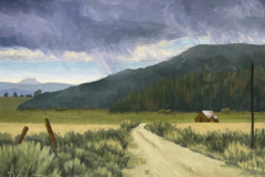 "Sierra Valley" by Deanna Osborne, oil