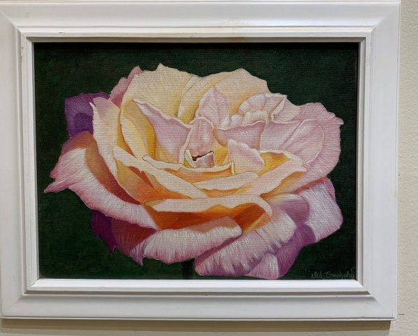 "Peace Rose" by Debbie A. Kercmar, acrylic