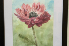 "Pink Poppy" by Debbie A. Kercmar Boyd, watercolor
