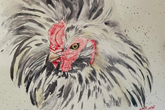 "Roost" by Debbie Kercmar Boyd, watercolor