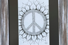 Flower of Peace by Devon Holzer, graphite