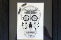 Skull by Devon Holzer, graphite
