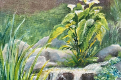 "Desconso" by Helen Frank, acrylic