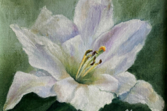 "Floral" by Helen Frank, acrylic