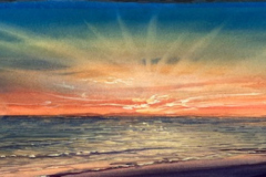 "Sunset at Puerto Penasco", by James Johnson