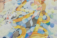 \"Harmony\" by Jane Chang, watercolor