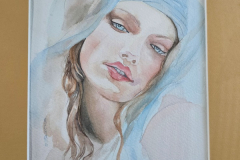 \"Real\" by Jane Chang, watercolor