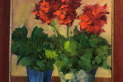 "Red Geraniums" by Lenora Herndon