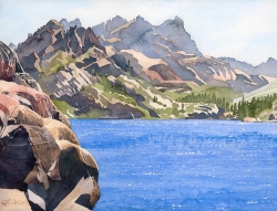"The Sierra Buttes from Upper Sardine Lakes"   by Lucinda Wood