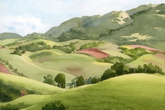 \"Sonoma Spring\"  by Lucinda Wood, watercolor