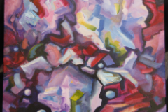"Enigma in Cool" by Marilyn Hoffman, oil