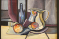 "Pitcher #3" by Marilyn Hoffman, oil