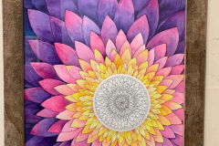 "Eye of the Flower", by Marilyn Reich, watercolor