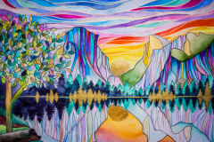 "Glorious Yosemite" by Marilyn Reich, watercolor