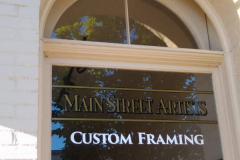 Main Street Gallery now features custom framing services by Norm Brovelli