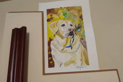 Norm recommending frame elements for a special portrait of a dog