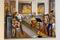 "Music Hall", by Russ Flint, acrylic