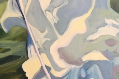 “Heading Out” by Sally Posner. 36x24 oil on canvas
