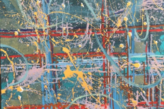 "Blue Plaid" by Sally Yost