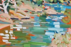 "View from Flournoy Bridge Indian Creek" by Sally Yost