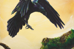 Arrive  by Trixie Hollyhox, acrylic