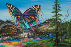 Renewal by Trixie Hollyhox, acrylic