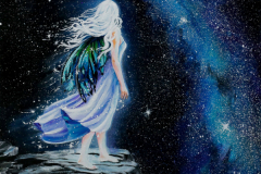 Yearning by Trixie Hollyhox, acrylic