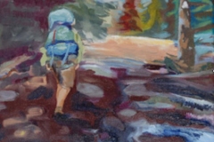 "Jarrett on the Pacific Coast Trail" by Wendy Wayman