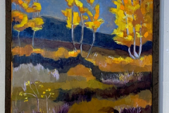"Mighty Aspens : View Four", by Wendy Wayman, oil on linen