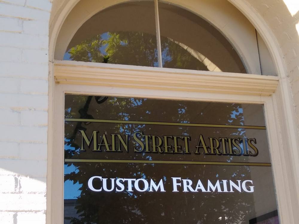 Main Street Gallery now features custom framing services by Norm Brovelli
