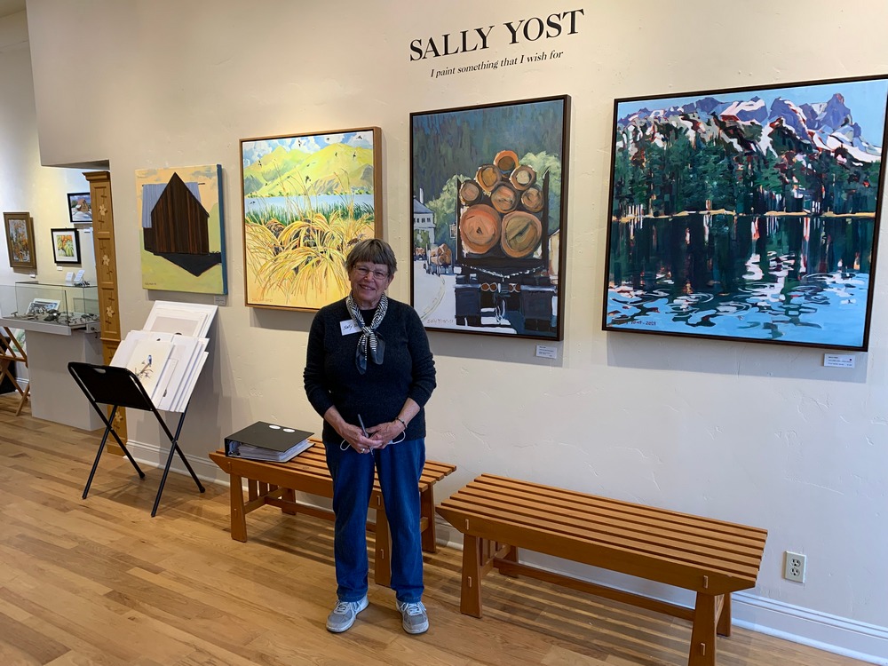 Sally Yost opens her show for November with new works
