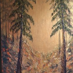 "Impasto guardians of dawn" by Susan Henderson, acrylic